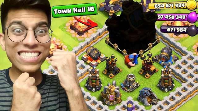 i am going to RUSH my Town Hall 16 (Clash of Clans)