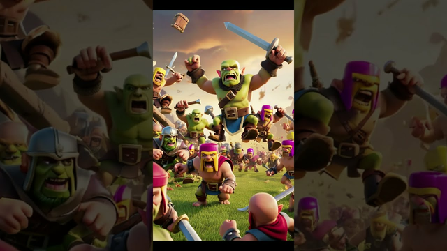 Clash of Clans Goblins #clashofclans #new#shorts #subscribe #goblin  #attack barbar goblins #60fps