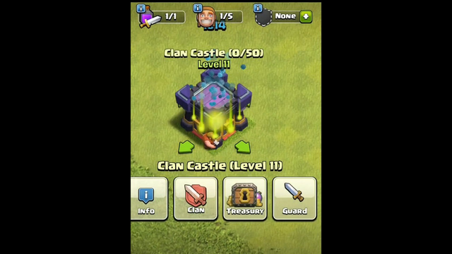 Upgrade Clan Castle Level 1 to level Max ( Clash of Clans)