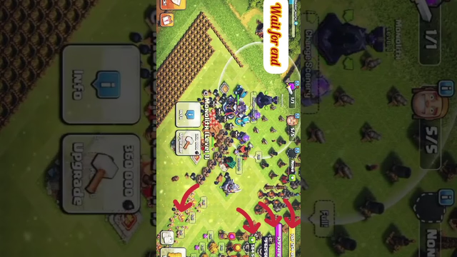 Full upgraded town hall || clash of clans new event attack | #clashofclans #trending #viral #shorts
