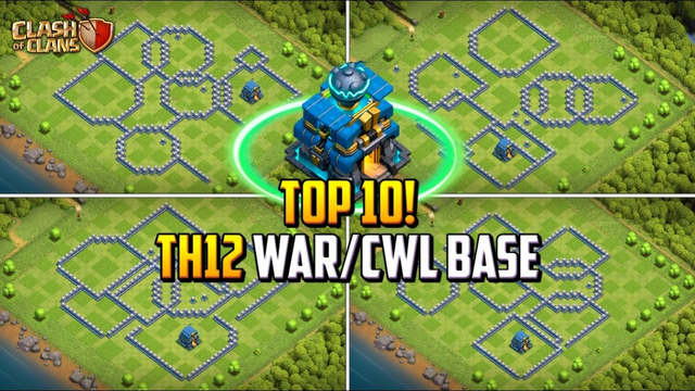 TOP 10! Best Town Hall 12 (TH12) WAR/CWL Base Layout + Copy Link 2023 | Clash of Clans