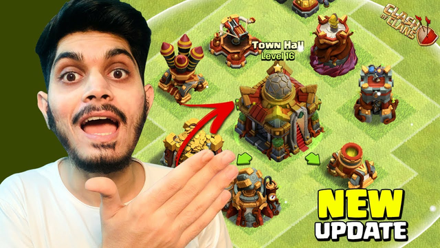 finally upgrading to town hall 16 Clash of Clans