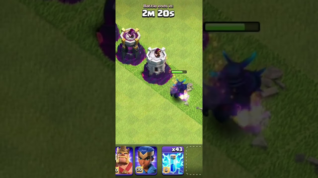 MAX P E K K A vs All Wizard Tower Levels Can She Destroy All Clash  #clashofclans #cocshorts #coc