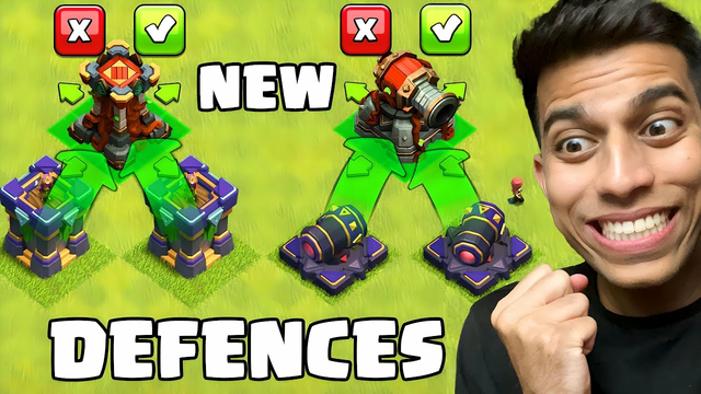 We Got New Merged Defences on Town Hall 16 (Clash of Clans)
