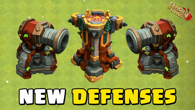 New Ricochet Cannons and Multi-Archer Tower Explained (Clash of Clans)