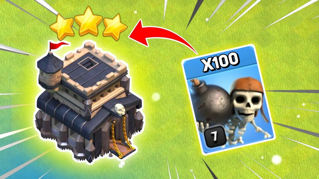 100 Wall Breaker Attack in Clash Of Clans