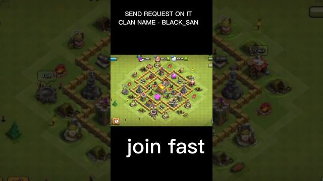 CLASH OF CLANS CLAN join fast #shorts #viral #game #coc