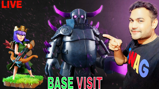 LIVE BASE VISIT | CLASH OF CLANS GAMEPLAY | CHECK YOUR REPLAY