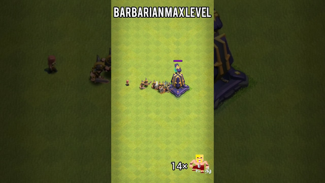 Barbarian max level vs monlith clash of clans