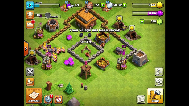 Clash of clans episode 4: town hall 3