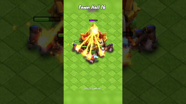 New Merged Defenses Town Hall 16 | Clash of Clans #shorts #coc #clashofclans #th16