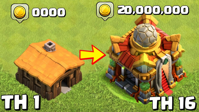 UPGRADE All Building With Cost | Town Hall 16 - Clash of Clans