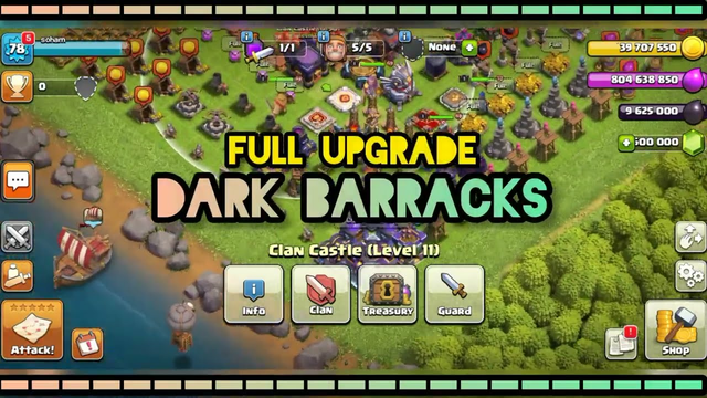 Unleashing Darkness: Maxed Dark Barracks Strategies in Clash of Clans!