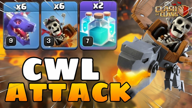 CWL Attack | Spam Composition 3 Star to Th14 - Clash of Clans