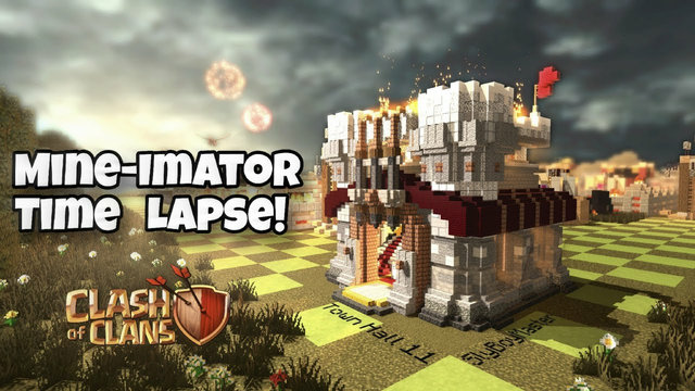 Clash of Clans: Town Hall 11 Render - Mine Imator Time Lapse