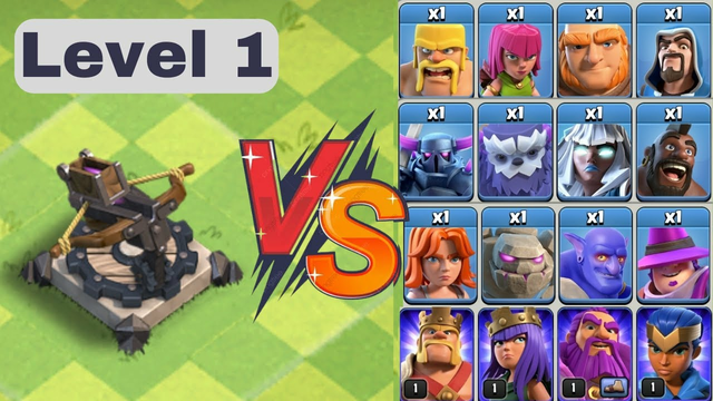 How Strong Is Level 1 X-Bow!?  Clash Of Clans