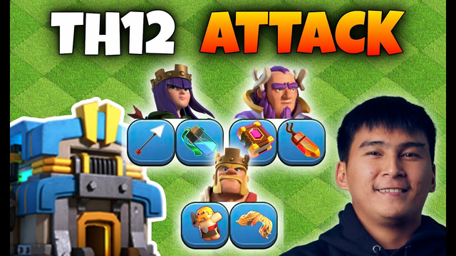 TH12 Best Attack Strategy with Hero Equipments | Clash of Clans (2023)