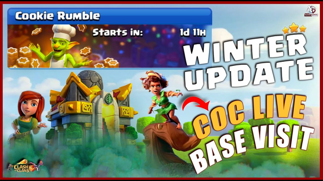 COC LIVE Cookie Rumble Event is Coming in Clash of Clans / clash of clans live stream #cookierumble