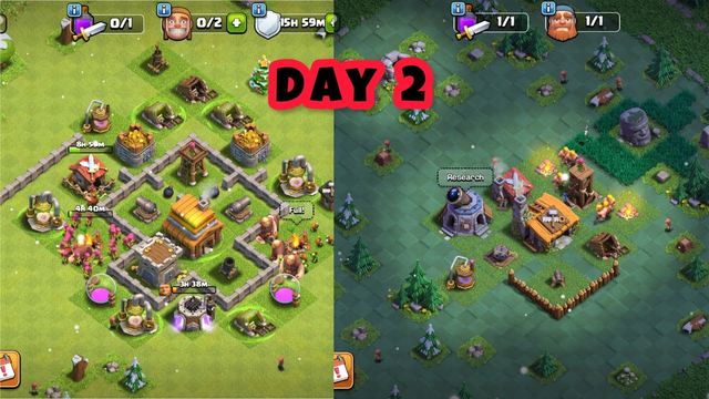 Day 2 TownHall 4 | Clash of Clans