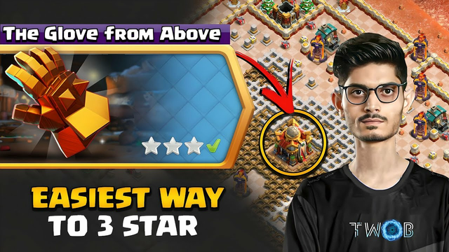 How to 3 Star The Glove From Above Challenge in Clash of Clans | Coc New Event Attack