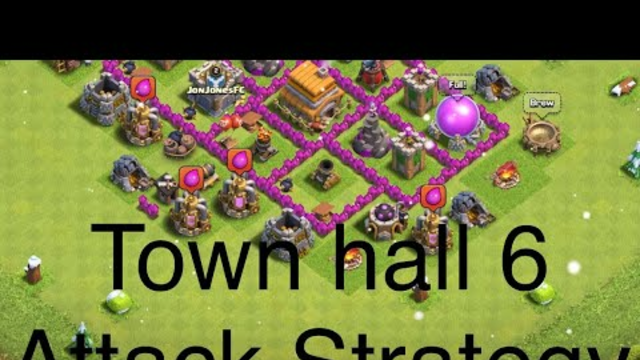 Best Attack For Town Hall 6 in Clash of Clans (Guaranteed 3 Star!!)