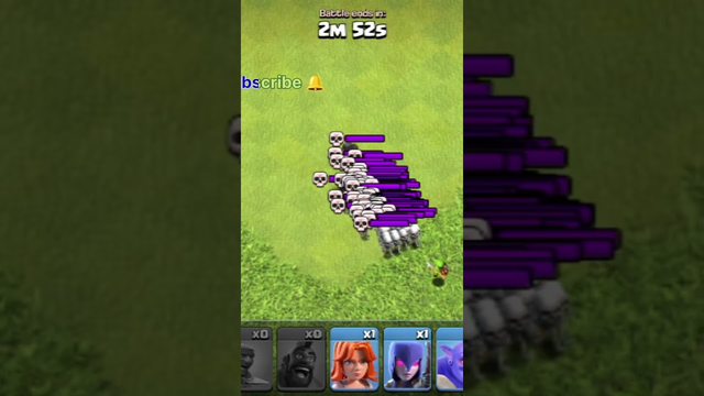 clash of clans goblin king vs skeleton trap who will win #clashofclans #coc #short #shorts