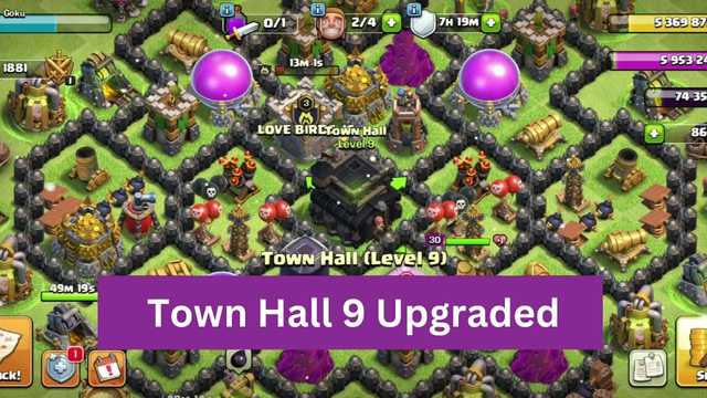 Town Hall 9 Upgraded | COC | What is in the TH 9 | Clash of Clans  #games