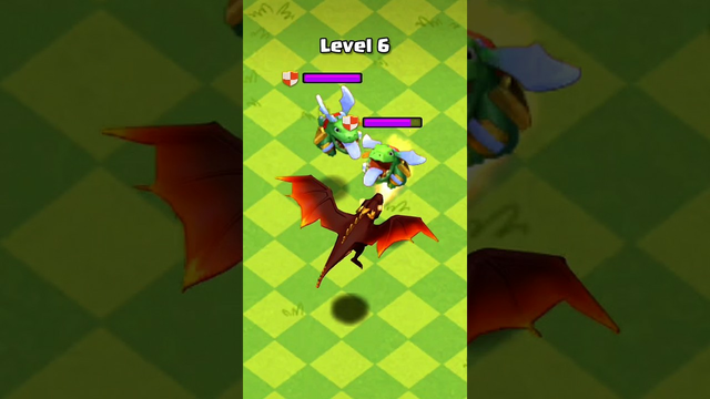 2 Max Baby Dragon Vs Every level Dragon in Clash of clans #clashofclans #coc