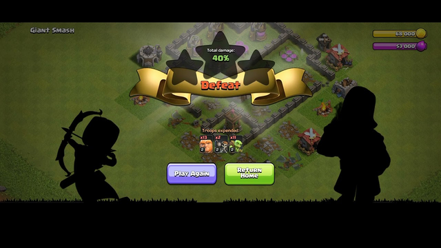 Day 1 clash of clans