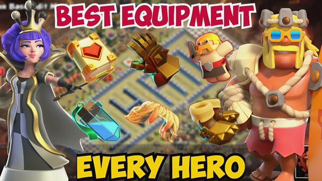 Best Equipment for Every Heors Clash of clans #coc #tamil #roadto50k
