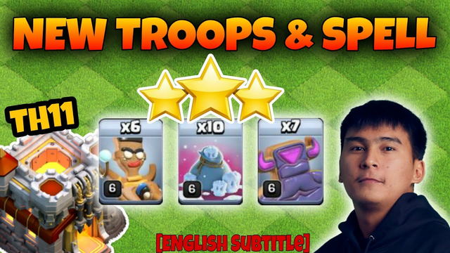 TH11 Attack Strategy using NEW TROOPS and SPELL | Clash of Clans (2023)