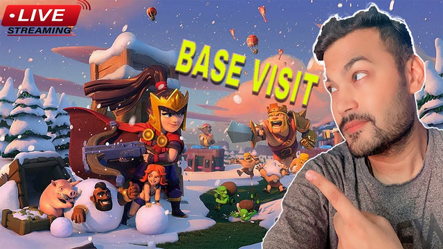 LIVE BASE VISIT | CLASH OF CLANS GAMEPLAY | WITH SOME FUN