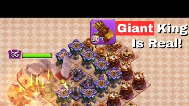How Strong Is GIANT KING!? - Clash Of Clans