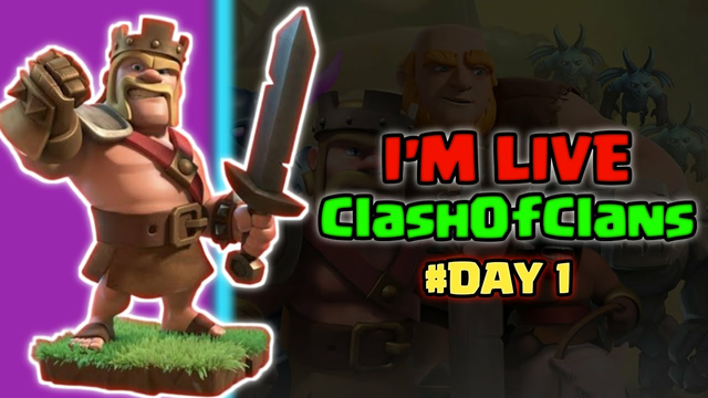 I'M LIVE!!! (CLASH OF CLANS) ATTACK STRATEGY/BASE DESIGN/GAMEPLAY