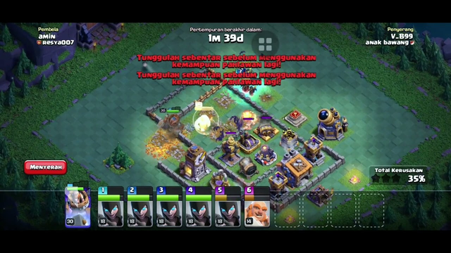 Gameplay clash of clans In the night village  Part#1