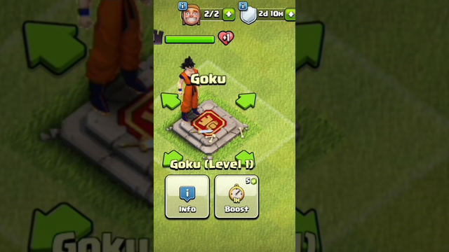 I GOT GOKU in Clash Of Clans | COC shorts |