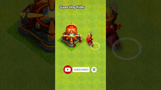 How Much Stronger Is Super Troops Against Ricochet Cannon - COC #shorts #clashofclans #cocshorts