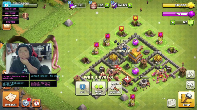Multistreaming with Restream.io playing Clash of Clans with viewers and friends