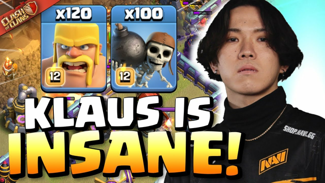 KLAUS attempts INSANE ARMIES against TH16 Bases while SYNTHE abuses GIANT ARROW! Clash of Clans