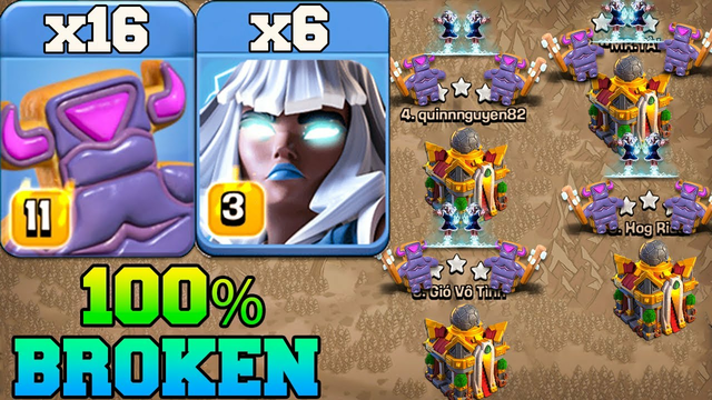 Th16 Attack Strategy New Cookie Rumble with Electro Titan !! Best Th16 Attack in Clash Of Clans