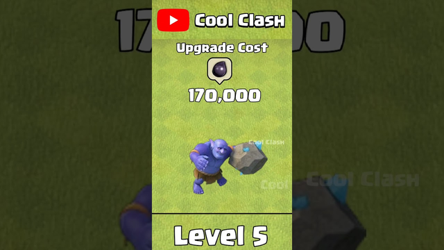 Bowler Upgrade Cost Town Hall 16 - Clash of Clans #coc #cocshorts #clashofclans