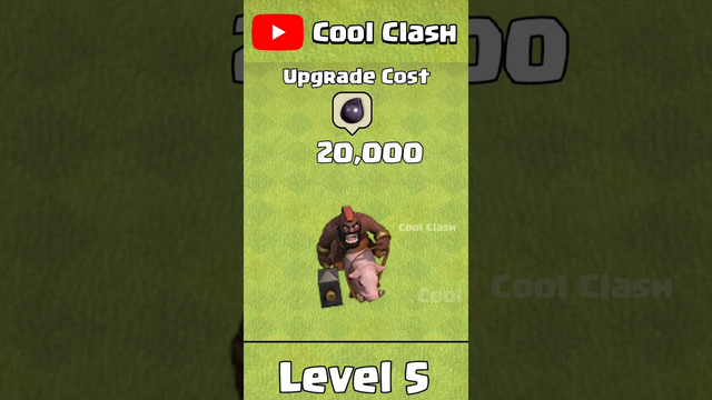 Hog Rider Upgrade Cost Town Hall 16 - Clash of Clans #coc #cocshorts #clashofclans