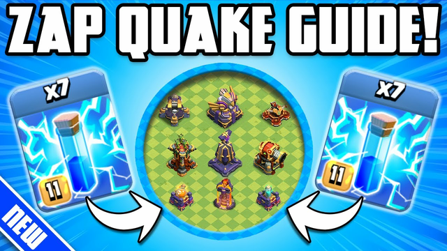 NEW TH16 ZAP QUAKE GUIDE! Lightning Spell vs Every Defense in Clash of Clans
