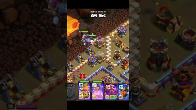 TOWNHALL16 Dragloons With Super Archer Blimp #coc #supercell #shortvideo #gaming #shorts