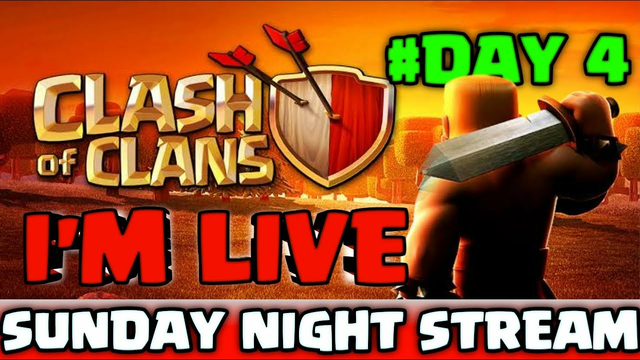 I'M  LIVE!!! (CLASH OF CLANS) STREAMING TILL WE COMPLETE THE CLAN GAME AND CHALLENGES