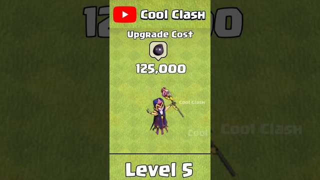 Witch Upgrade Cost Town Hall 16 - Clash of Clans #coc #cocshorts #clashofclans