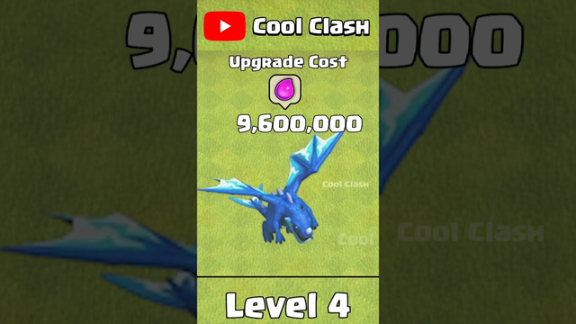 Electro Dragon Upgrade Cost Town Hall 16 - Clash of Clans #coc #cocshorts #clashofclans