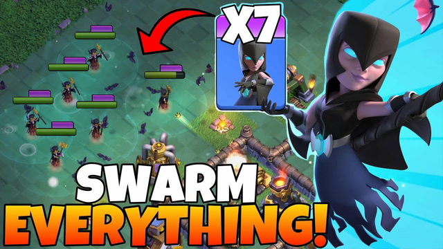 Using 7 NIGHTWITCHES VS a MAX BH10! | Clash of Clans Builder Base 2.0