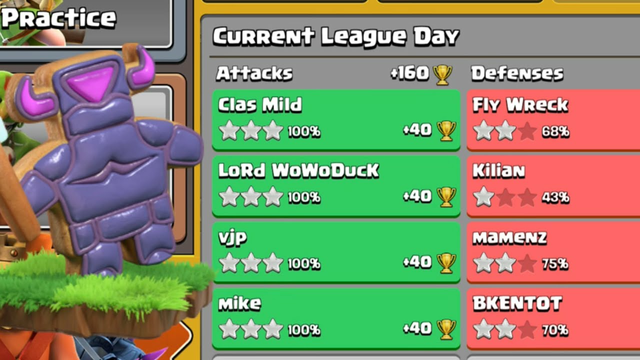 Cookie attack no request clan castle easy 3star legend league (clash of clans)