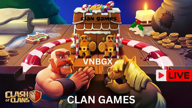 CLANS GAMES | CLASH OF CLANS  TH 11 | LIVE | VNGBX